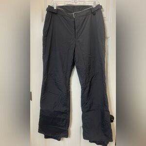Columbia Vertex Ski Snow Pant, Lined, Size Large, EUC, Dark Gray
